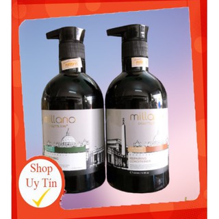 Dầu Gội Xả Siêu Ngăn Rụng Tóc - Siêu Mềm Mượt Millano - Dung Tích 500ml - 800ml (ITALY) - 0131