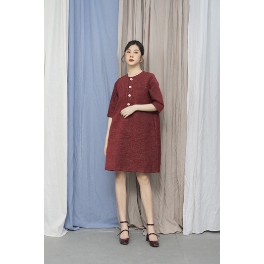 Váy Dạ Tweed Ánh Nhũ Cao Cấp, Dáng Suông A Dễ Mặc Phù Hợp Với Tất Cả Mọi người | BigBuy360 - bigbuy360.vn