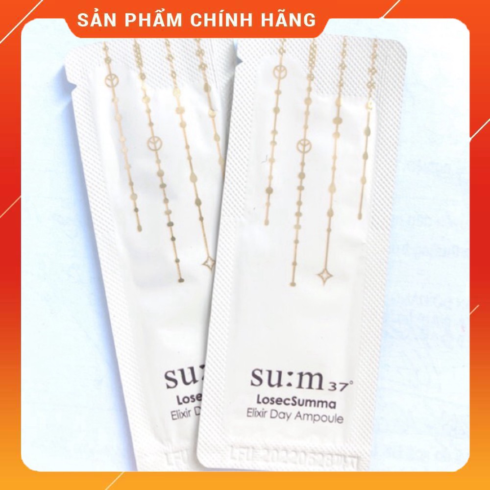 Gói tinh chất vàng ngày Sum37 siêu tái sinh da ban ngày Su:m 37° Losec Summa Elixir Ampoule 1ml