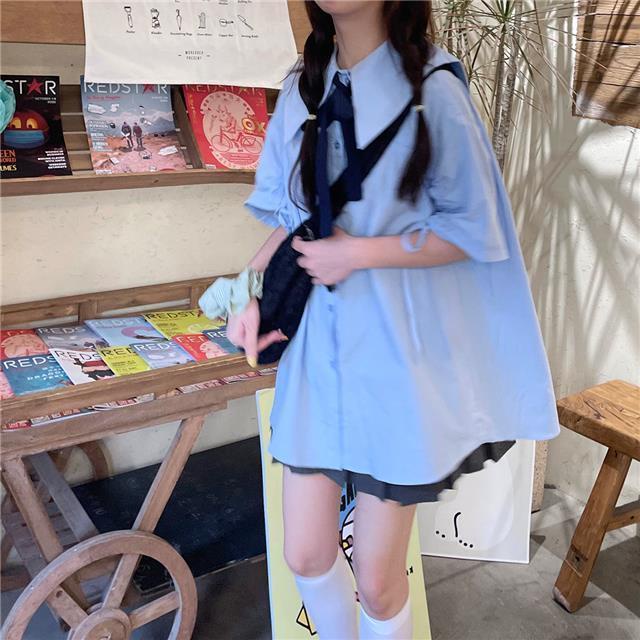 Áo Sơ Mi Ngắn Tay Thiết Kế Mới Mùa Hè Cho Nữ