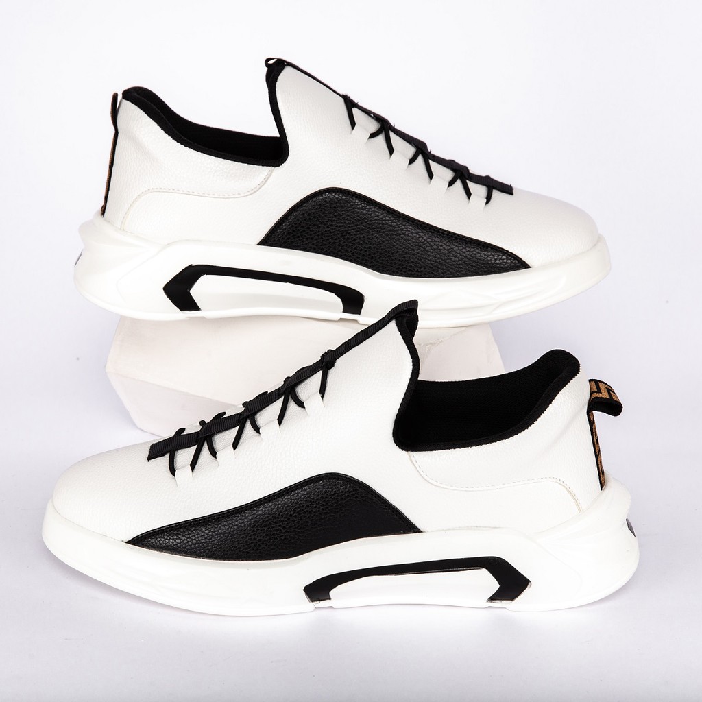 [Giá Xả Kho] Giày Thể Thao Nam GT03 - Giày Da Sneakers Trắng Nam Đế Siêu Nhẹ | BigBuy360 - bigbuy360.vn