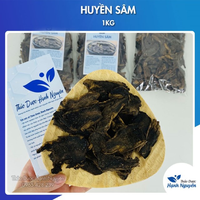 Huyền Sâm 1kg (Khô, Thái Mỏng) - Có hút chân không