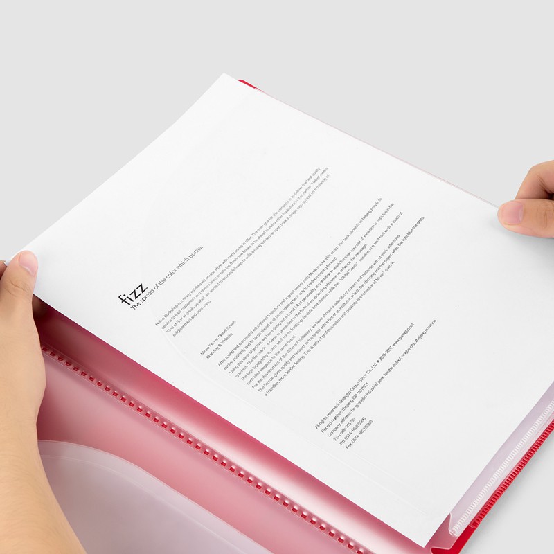 File đựng tài liệu A3/A4 12 lá Fizz GuangBo cao cấp FZ101011
