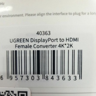 Cáp Displayport to HDMI Ugreen