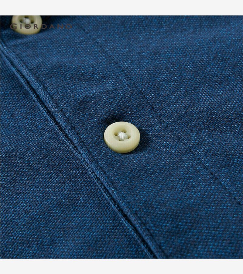Áo Thun Giordano 01019204 Cổ Polo Tay Ngắn Thêu Hình Sư Tử Thời Trang | BigBuy360 - bigbuy360.vn