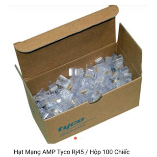 Hạt Mạng AMP Tyco Rj45 / Hộp 100 Chiếc