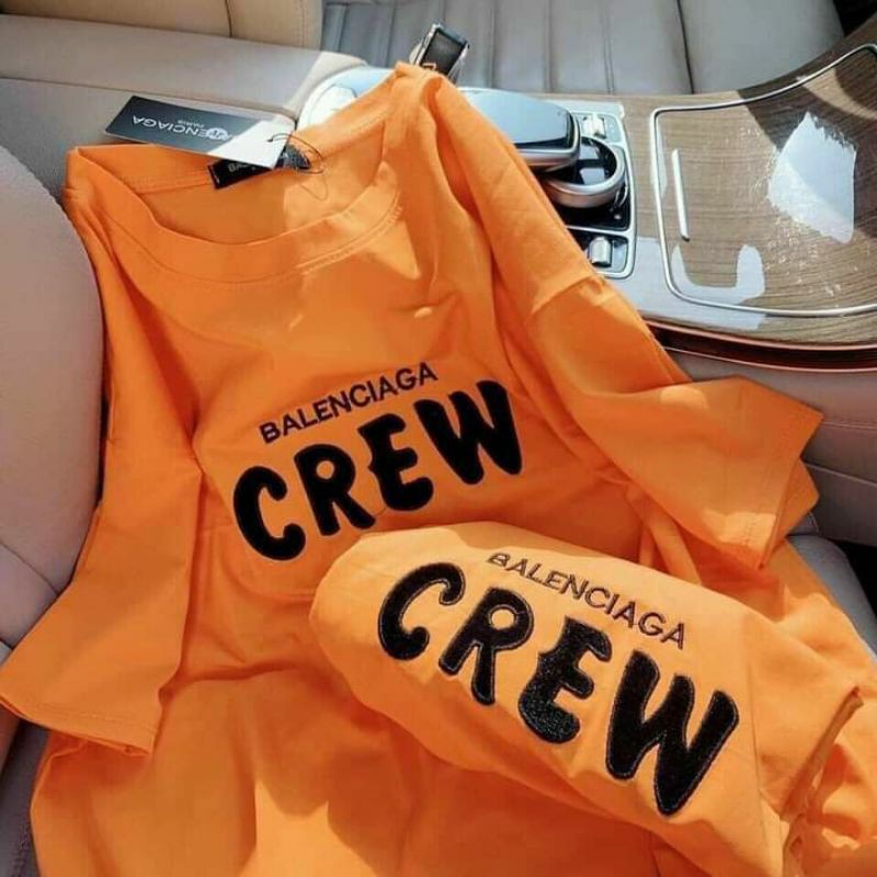 [HÀNG CÓ SẴN] ÁO PHÔNG THUN NỮ IN HÌNH CREW hàng loại 1