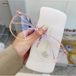Mắt Kính Gọng Oval Chống Ánh Sáng Xanh Thời Trang Sang Trọng
