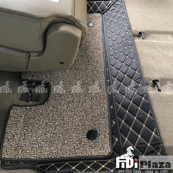 Thảm Lót Sàn 5D 6D Xe Toyota Fortuner- Thảm Trải sàn Ô TÔ Không Mùi - Không Thấm Nước – Sạch Sẽ