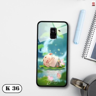 Ốp lưng kính 3D Samsung Galaxy A8 Plus (2018) đẹp