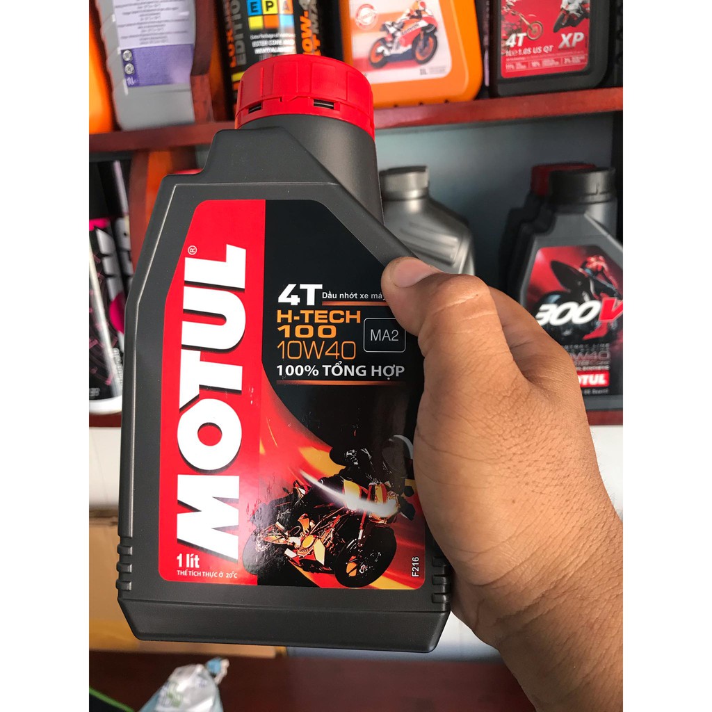 Nhớt Motul H-Tech 100 4T 10W40 Tổng Hợp Toàn Phần