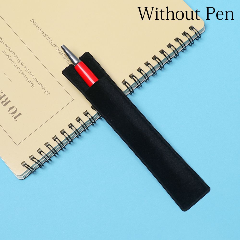 Set 2/5 túi đựng bút bằng vải nhung hình tròn/vuông