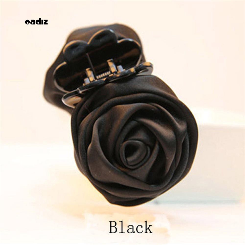 Kẹp Tóc Đính Hoa Hồng Nhiều Màu Cho Nữ