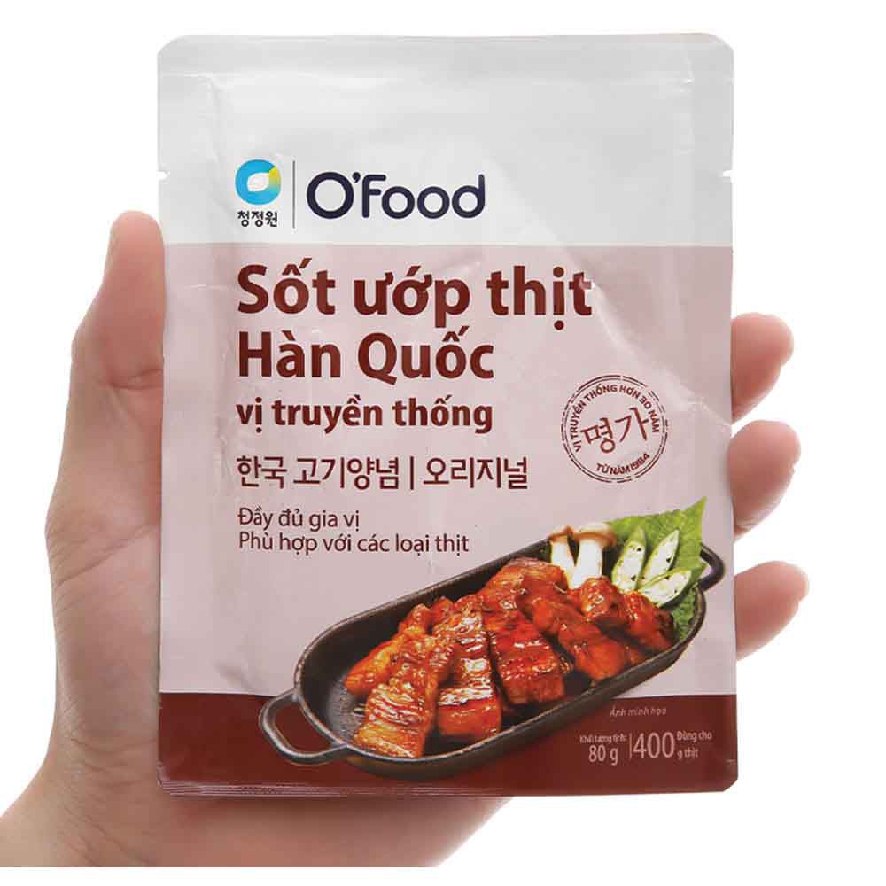 Sốt Ướp Thịt Hàn Quốc Vị Truyền Thống 80gr | Giao Siêu Tốc HCM