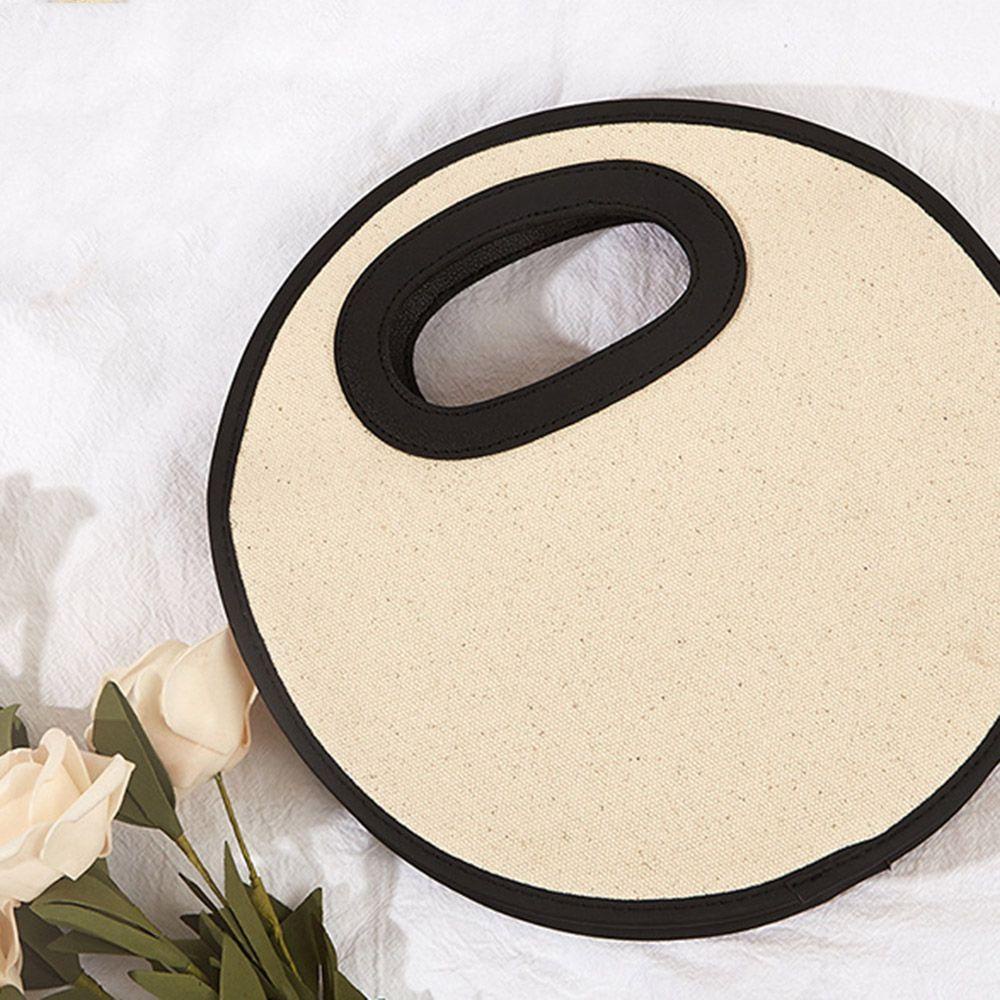 Túi Đựng Mỹ Phẩm Hình Tròn Thiết Kế Di Động Tiện Lợi Cho Nữ