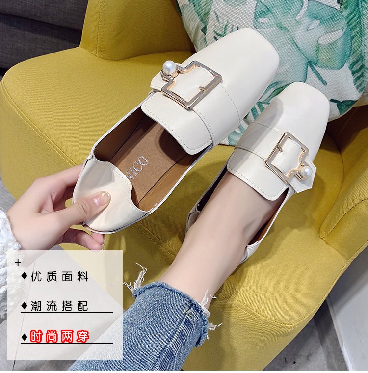 Giày Lười Đế Bằng Đính Ngọc Trai Xinh Xắn Dành Cho Nữ | BigBuy360 - bigbuy360.vn