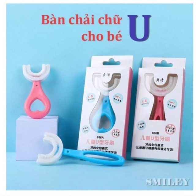 Bàn Chải Silicon Chữ U Cho Bé