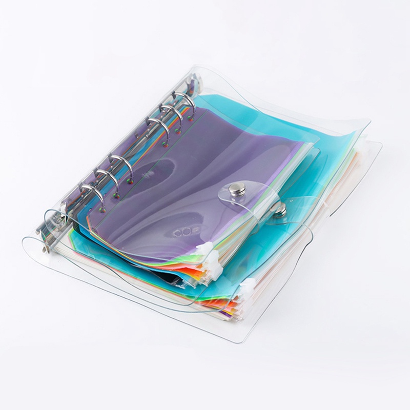 Túi PVC Mờ Có Khóa Kéo Dùng Đựng Sổ Tay/ Đồ Dùng Tiện Dụng