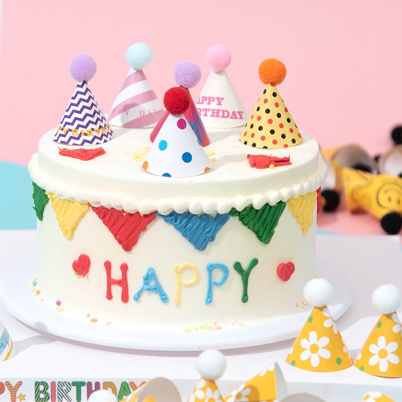 Hộp Đựng Bánh Sinh Nhật Mini Hình Gấu Dễ Thương