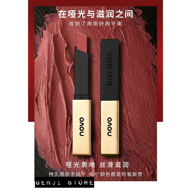 (HÀNG NỘI ĐỊA TRUNG) NOVO - Son thỏi lì Small Gold Bars Velvet Lipstick