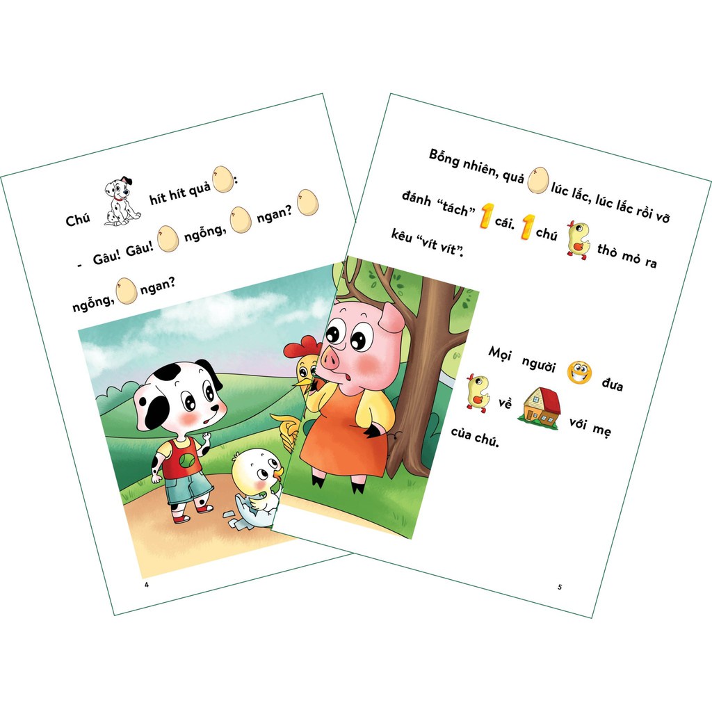 Sách - Truyện tranh tư duy cho bé tập nói, tập đọc