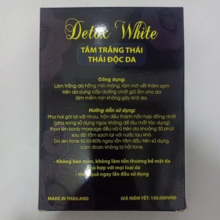 TẮM TRẮNG THÁI THẢI ĐỘC DA DETOX WHITE