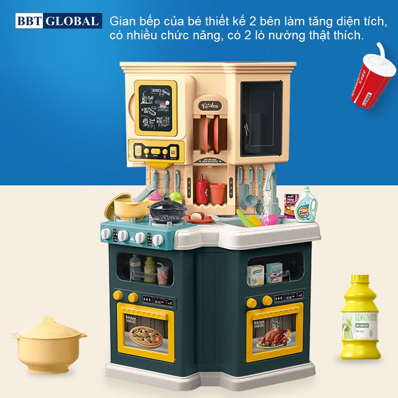 Bộ đồ chơi nấu ăn BBT GLOBAL cao cấp cỡ lớn 922-139/922-140
