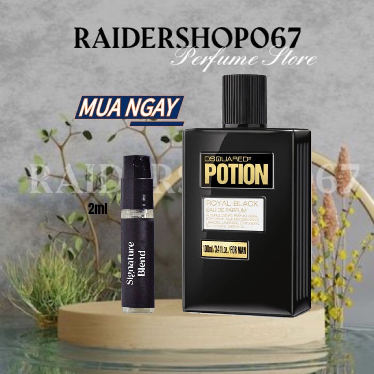 Nước hoa nước hoa DSQUARED2 Royal Potion Black 5ml-10ml ®️