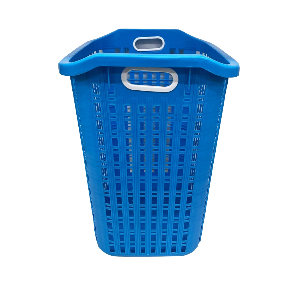 HomeBase SN Plastic Laundry Basket M 710/2 W38.5xD28xH36 Cm Blue