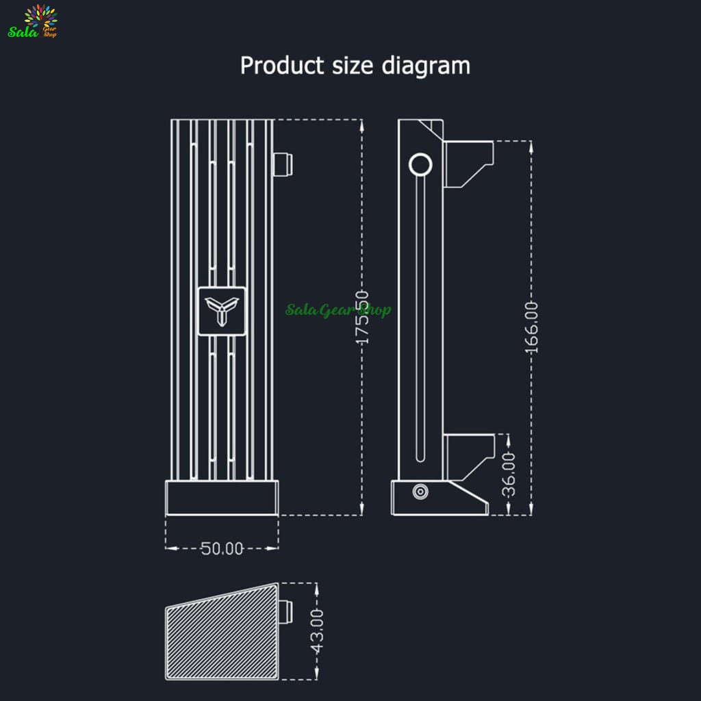 Chống xệ Card VGA Jonsbo VC-4 Led ARGB ,Sync 5v 3pin | WebRaoVat - webraovat.net.vn