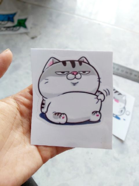 Tem Sticker Mèo Ú Cute Giá Rẻ