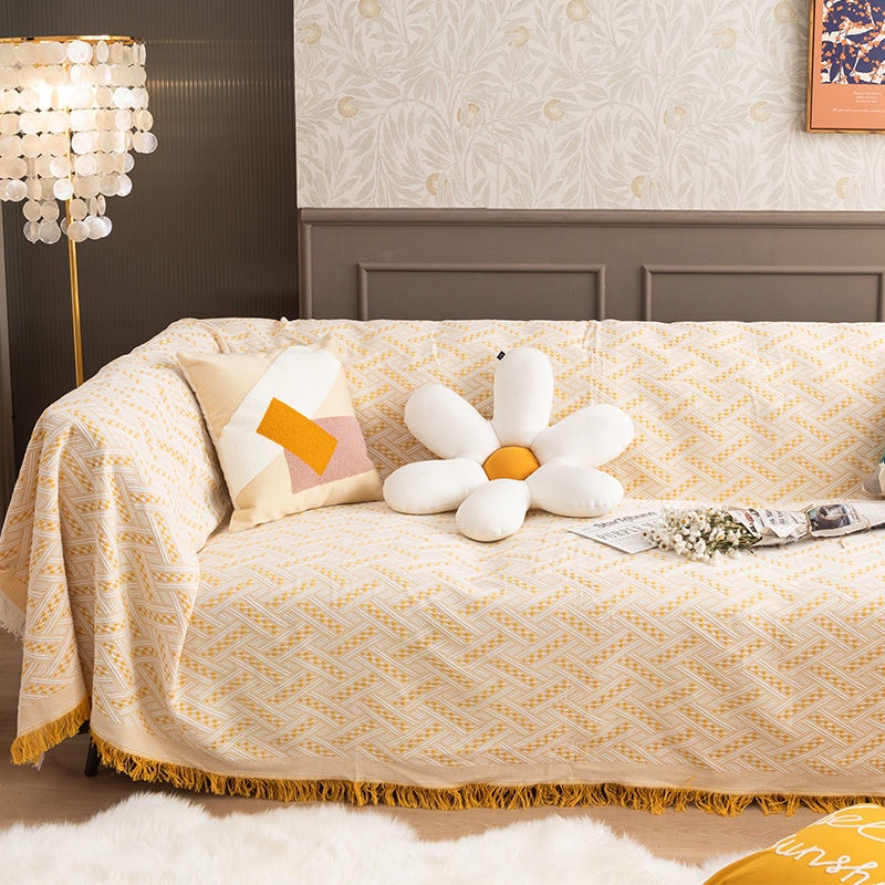 Vỏ Bọc Ghế Sofa Cao Cấp Chống Trượt Phong Cách Bắc Âu