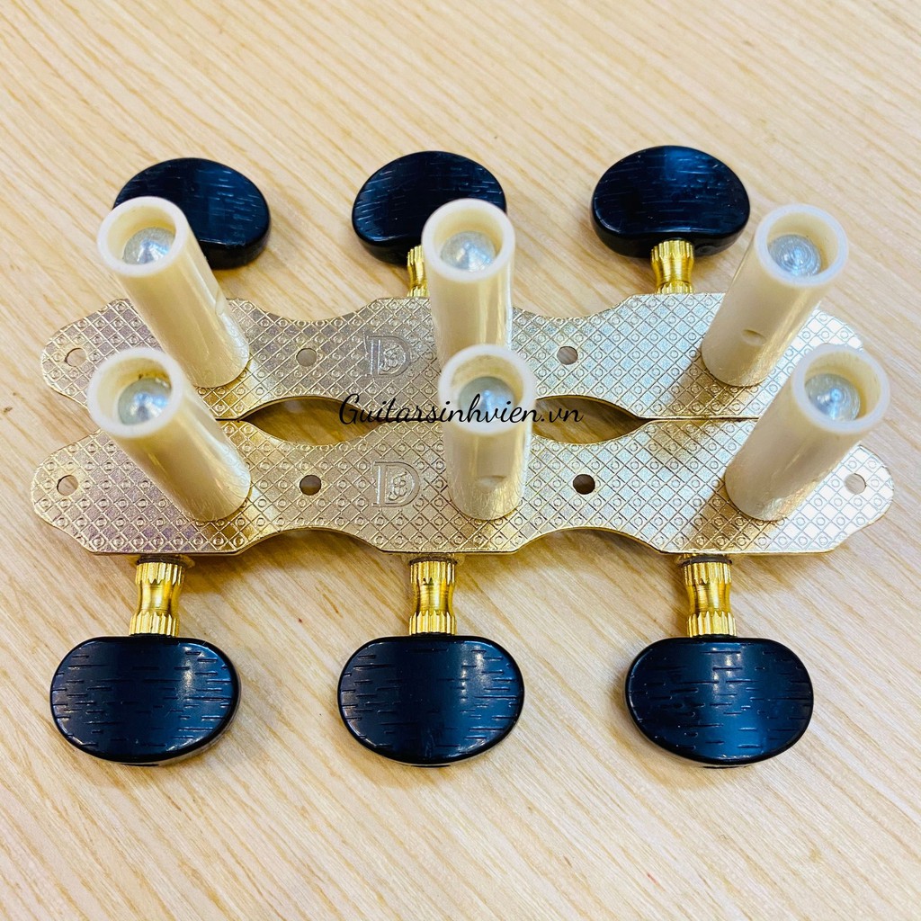 Khóa đàn guitar classic Derjung DJ105 màu vàng cao cấp