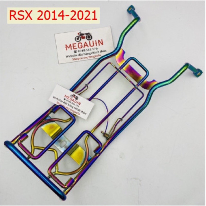 Baga inox 10 ly trắng/ titan 7 màu RSX 2014-2021