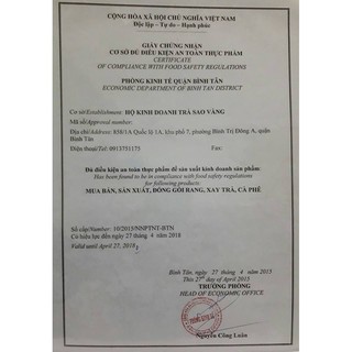 10 gói trà sâm dứa Sao Vàng 300g