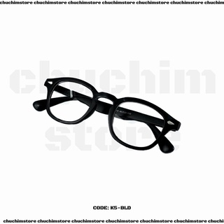 Kính Mắt Cận Gọng Vuông Đen Unisex - K004