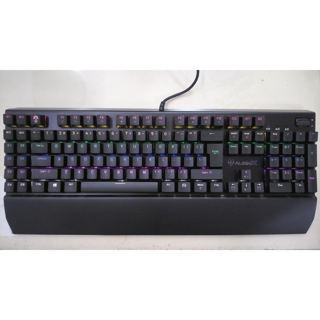 Bàn Phím Cơ Gaming AlienX AXG-1161, RGB - Cherry Switch