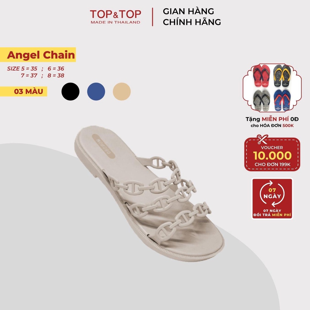 Dép Lê Thời Trang Nữ Monobo ANGEL CHAIN Hàng Thái Lan Chất lượng tốt