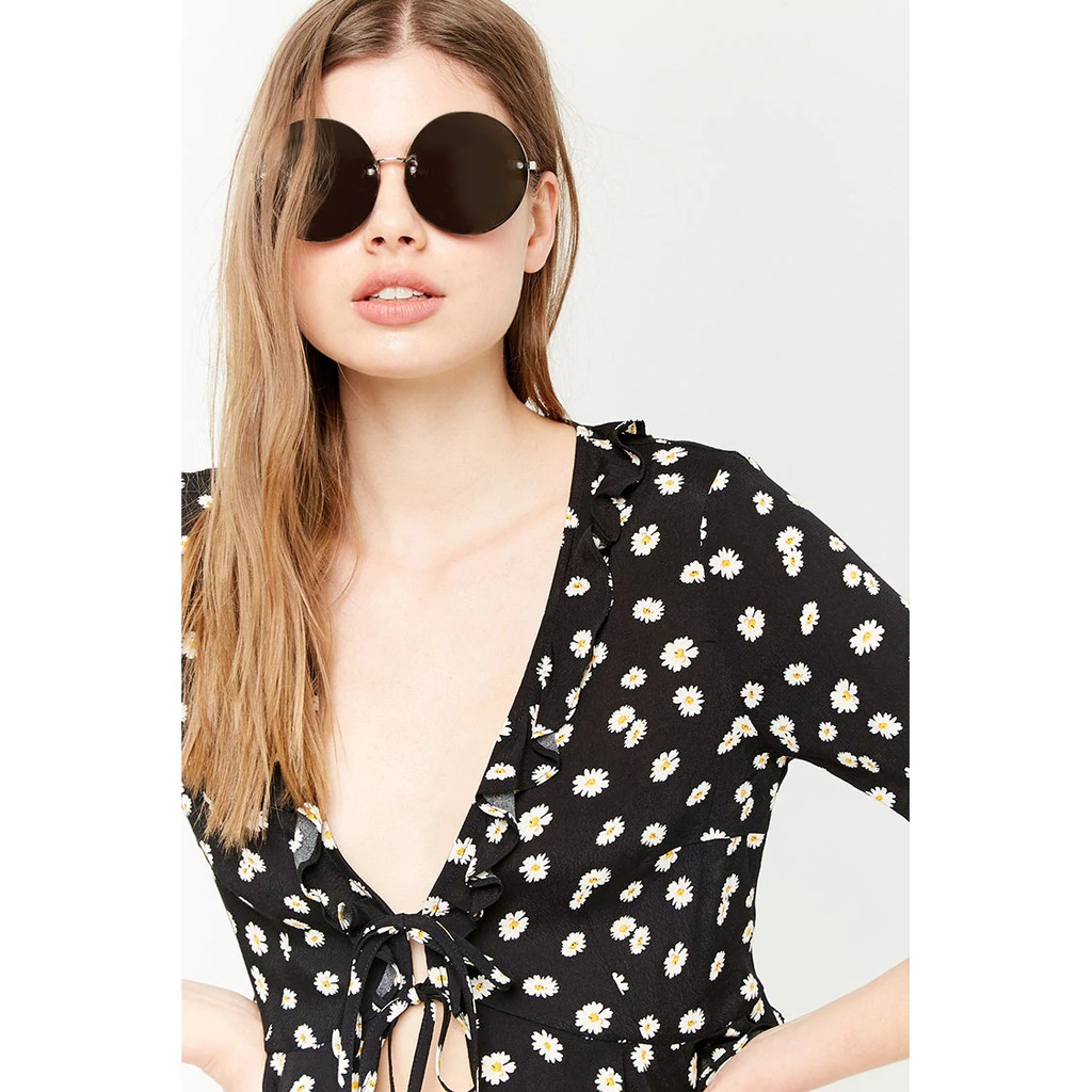 Kính F21 Rimless Ombre Round Sunglasses_hàng chính hãng authentic
