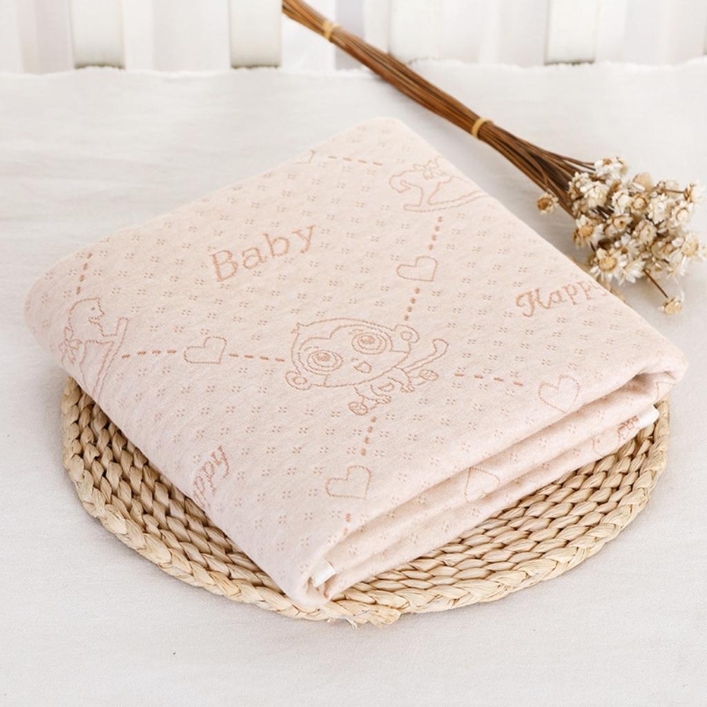 Tấm lót chống thấm cho bé sơ sinh miếng lót sơ sinh thay bỉm tã cotton 70 x 90 cm