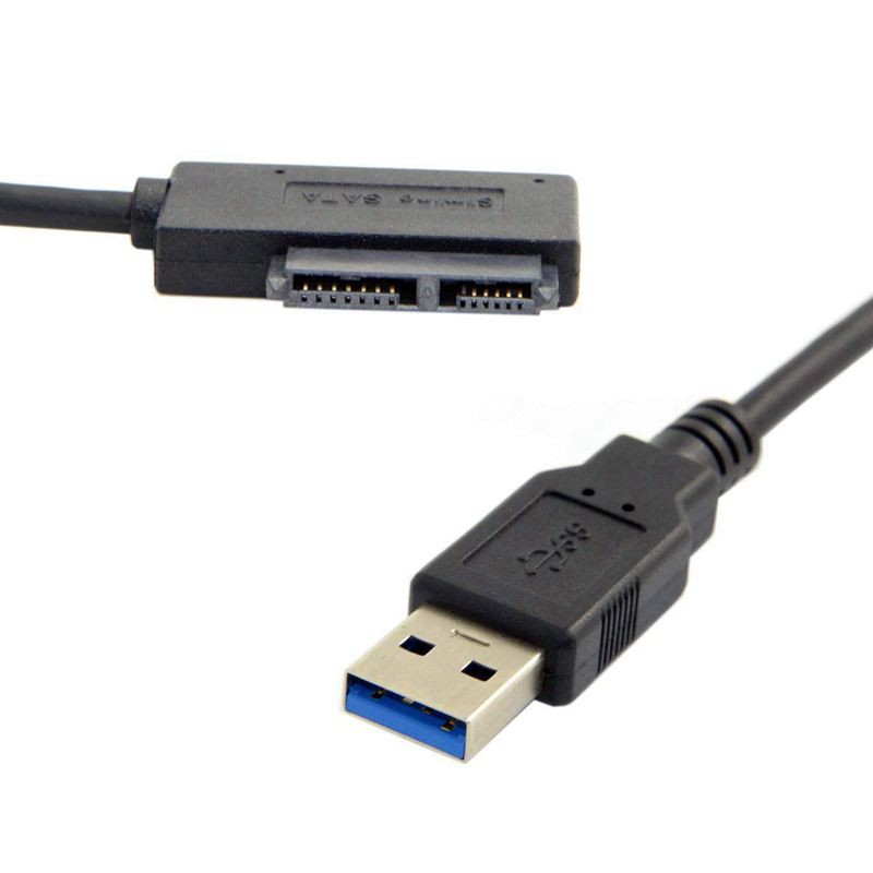 Cáp chuyển đổi USB 3.0 sang 7 + 6 13pin slimline cho Laptop CD / DVD | BigBuy360 - bigbuy360.vn