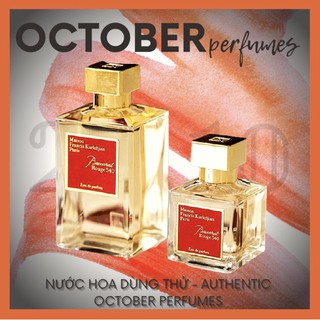 27_𝑶𝒄𝒕𝒐𝒃𝒆𝒓🖤 mẫu thử nước hoa mfk bacarat 540 edp tester 5ml/10ml