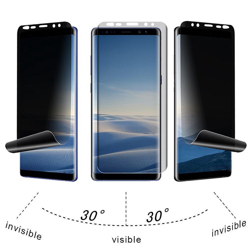 Kính cường lực bảo vệ màn hình chống nhìn trộm cho Samsung Note 8 9 S9 S8 Plus