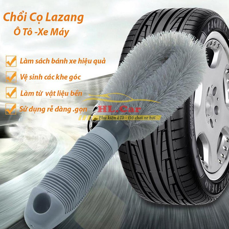 Bộ Chổi Cọ Rửa Vành - Cọ Rửa Lốp Xe Ô Tô Chuyên Dụng