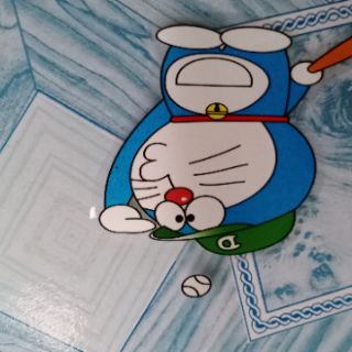 Sticker doremon cầu thủ bóng chày 13*10