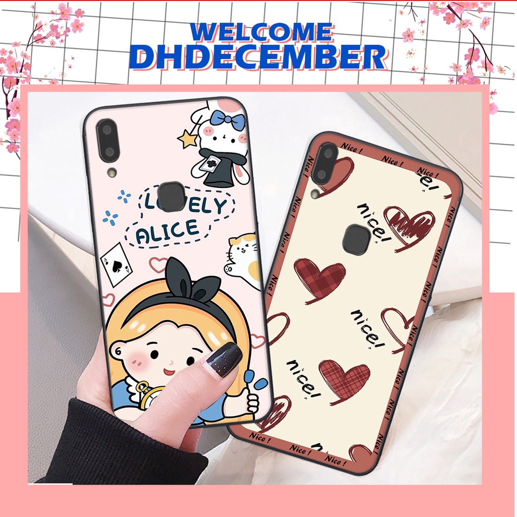 Ốp lưng Vivo V9 / V9 YOUTH in hình nice ,good luck happy ốp xinh viền dẻo đẹp chất