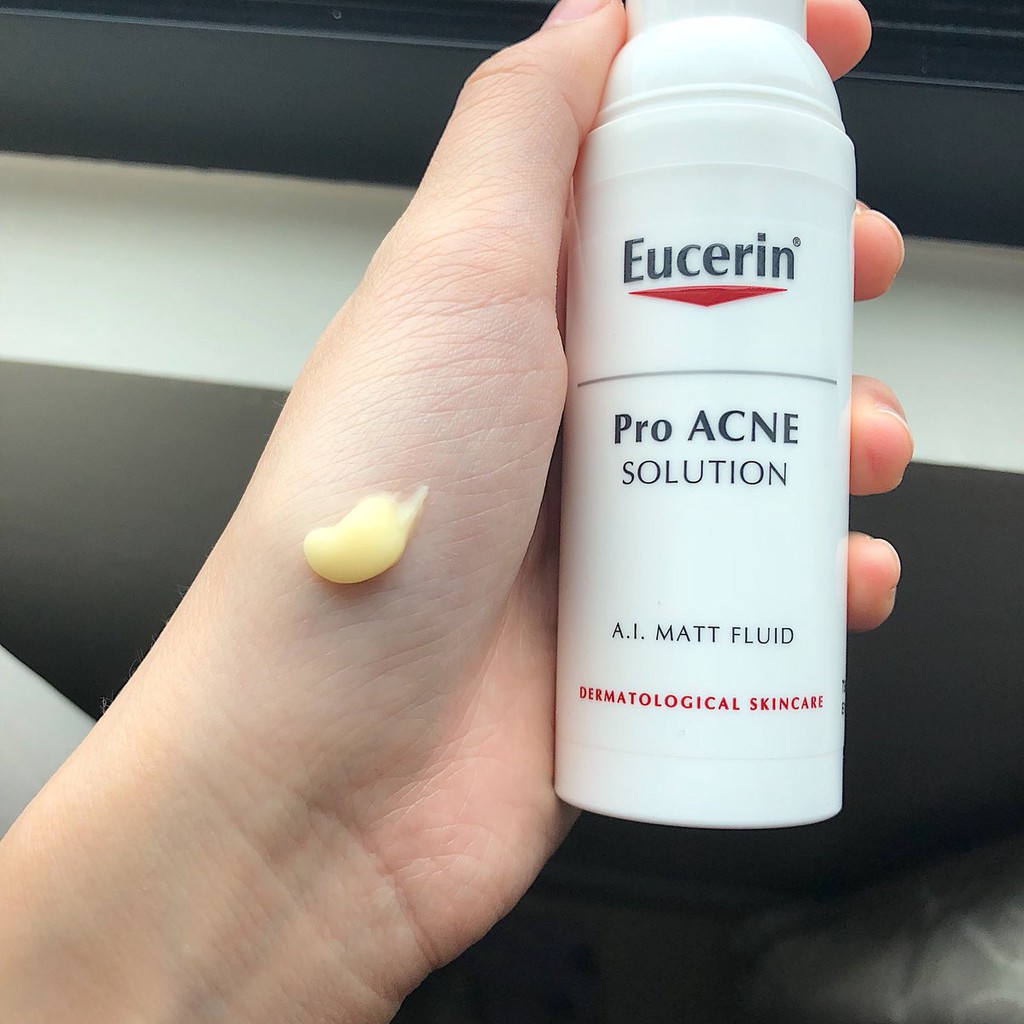 KEM DƯỠNG EUCERIN KIỂM SOÁT NHỜN & GIẢM MỤN 50ML PRO ACNE SOLUTION A.I MATT FLUID