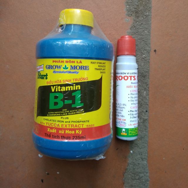 Combo 1 lọ B1 Growmore + 1 Super roots