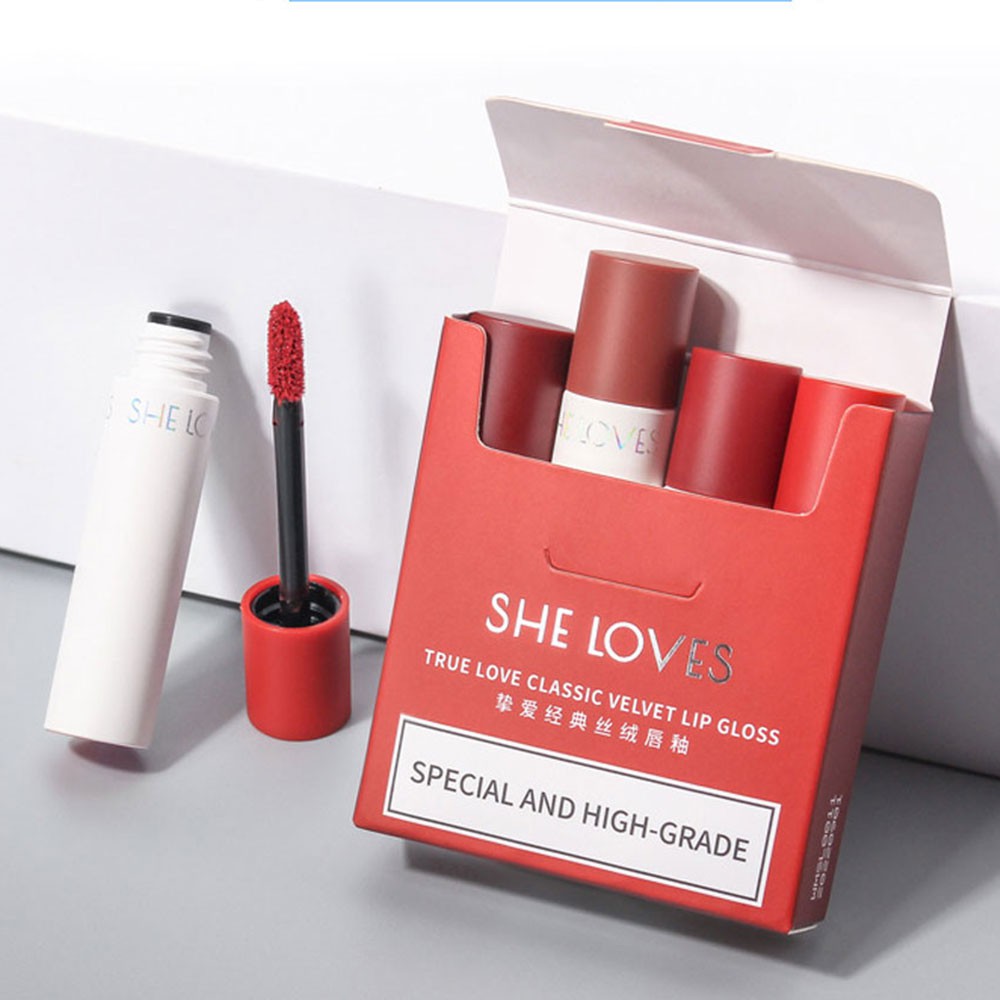 (Hàng Mới Về) Son Kem Lì Chống Thấm Nước Không Phai Màu Thương Hiệu Sheloves | BigBuy360 - bigbuy360.vn
