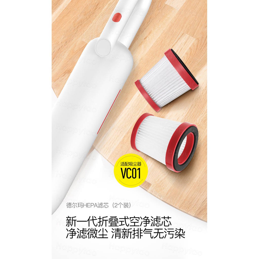 Đầu Lọc Chổi Than Thay Thế Cho deerma vc01 vc10 / vc300 tcl-xd100a hepa vc01steel